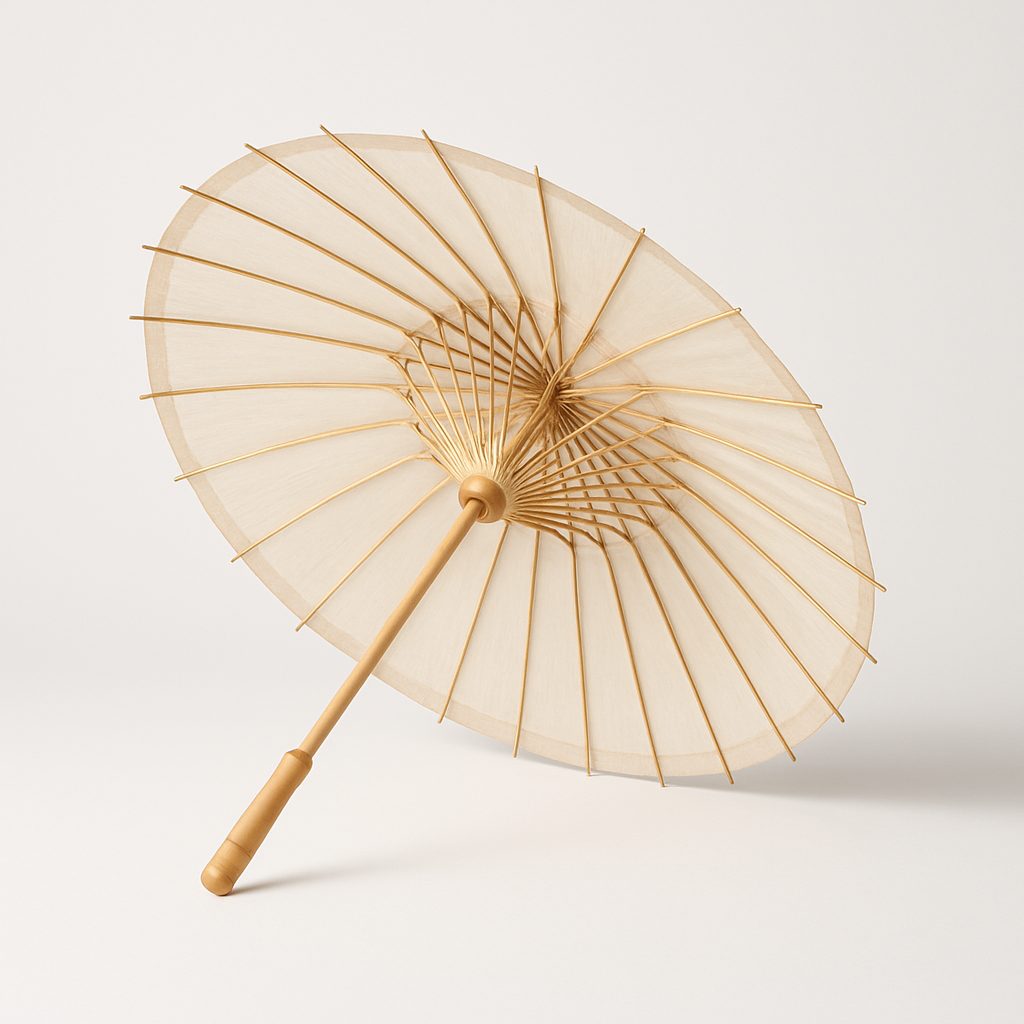 Ombrelle bambou naturel personnalisable